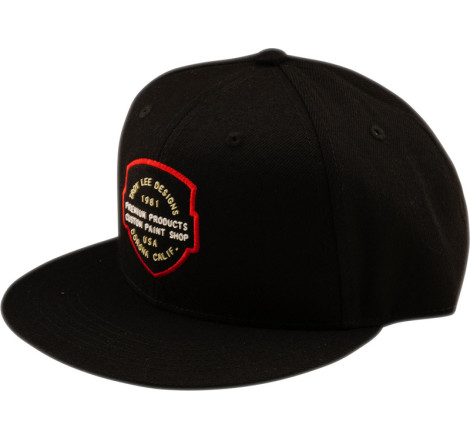 Casquette TROY LEE DESIGNS Flat Bill Snapback Imprint - noir