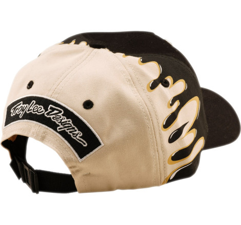 Casquette TROY LEE DESIGNS Curved Snapback Finish Line - noir/Pumice