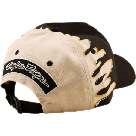 Casquette TROY LEE DESIGNS Curved Snapback Finish Line - noir/Pumice