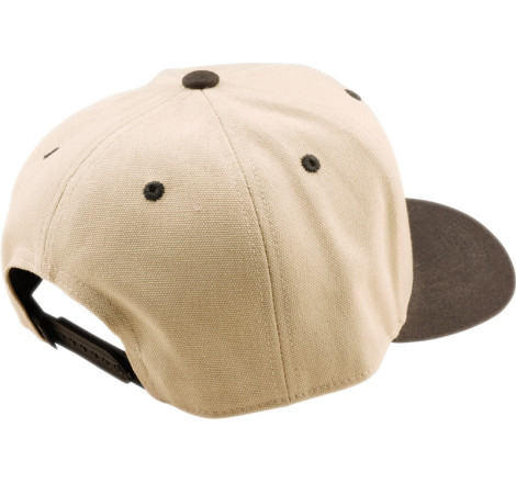 Casquette TROY LEE DESIGNS Curved Snapback Imprint - Pumice/Black