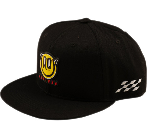 Casquette TROY LEE DESIGNS Flat Bill Snapback Happy Dayz - noir