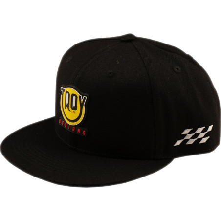 Casquette TROY LEE DESIGNS Flat Bill Snapback Happy Dayz - noir