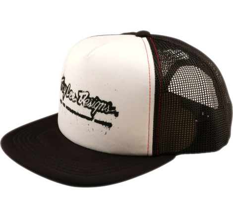 Casquette TROY LEE DESIGNS Trucker Snapback - Repeat Black/White