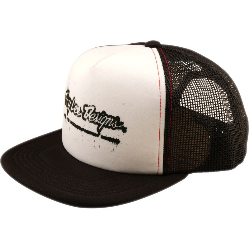 Casquette TROY LEE DESIGNS Trucker Snapback - Repeat Black/White