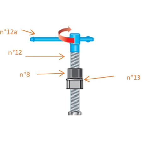 Jeu de pièces détachées NTN K1 pour kit extracteur de roulements 5-44