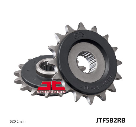 Pignon JT SPROCKETS acier anti-bruit - 520