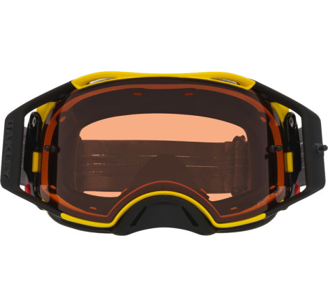 Masque OAKLEY Airbrake MX - Moto Yellow - écran Prizm Bronze