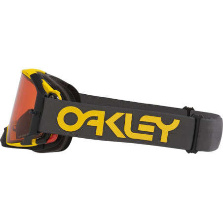 Masque OAKLEY Airbrake MX - Moto Yellow - écran Prizm Bronze