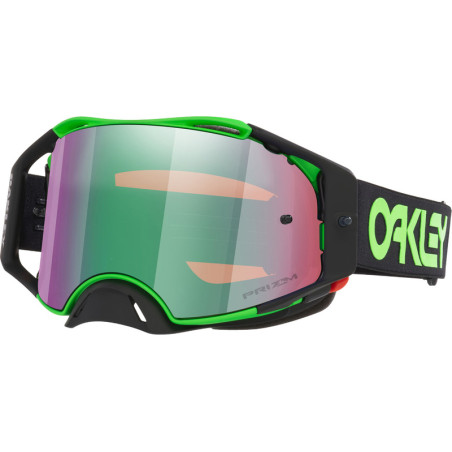 Masque OAKLEY Airbrake MX - Moto Green - écran Prizm Jade
