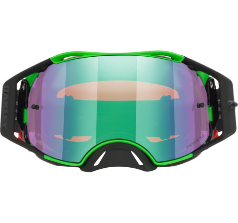 Masque OAKLEY Airbrake MX - Moto Green - écran Prizm Jade