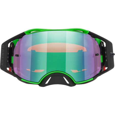 Masque OAKLEY Airbrake MX - Moto Green - écran Prizm Jade