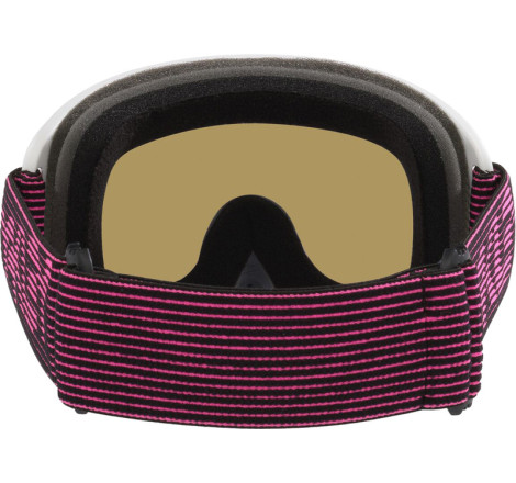 Masque OAKLEY O Frame 2.0 Pro MX - White/Pink Streaks - écran Black Ice Iridium