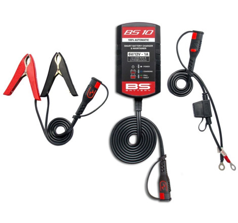 Chargeur de batterie intelligent BS BATTERY BS10 - Kit 20+3