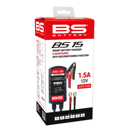 Chargeur de batterie intelligent BS BATTERY BS15 - KIT 20+3