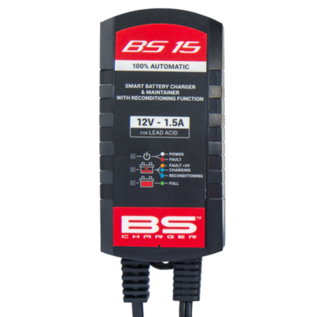 Chargeur de batterie intelligent BS BATTERY BS15 - KIT 20+3