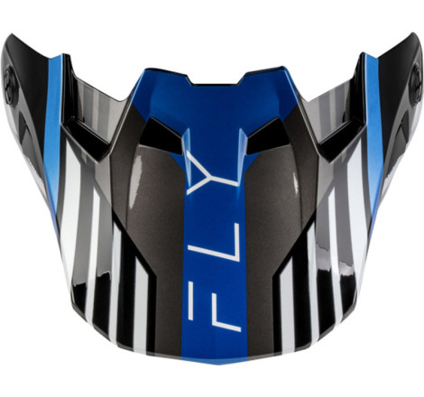 Visière FLY RACING Formula CC Strike - noir/bleu/gris/blanc