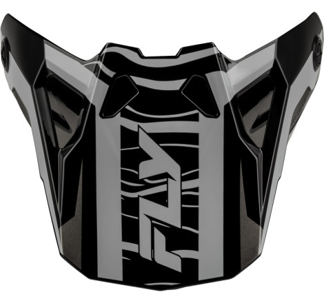 Visière FLY RACING Formula CP Charge - noir/gris/Light Grey