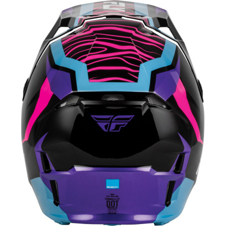 Casque enfant FLY RACING Formula CP Charge - noir/violet/rose/bleu