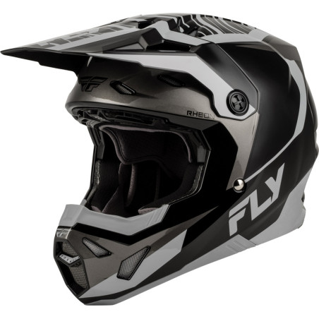 Casque enfant FLY RACING Formula CP Charge - noir/gris/Light Grey