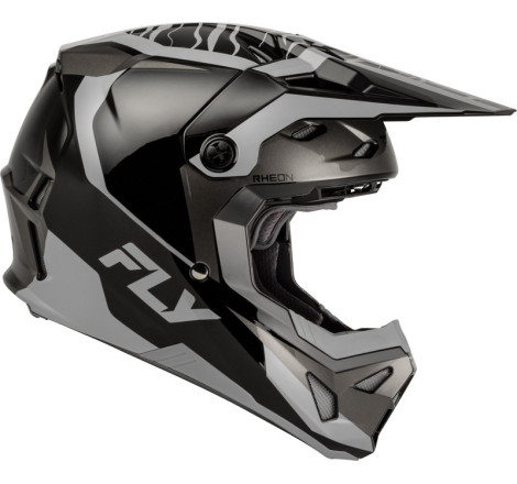 Casque enfant FLY RACING Formula CP Charge - noir/gris/Light Grey