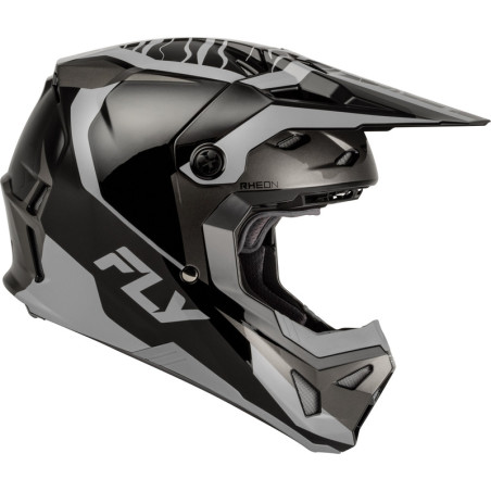 Casque enfant FLY RACING Formula CP Charge - noir/gris/Light Grey