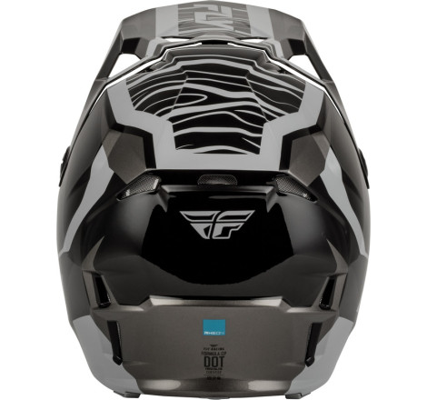 Casque enfant FLY RACING Formula CP Charge - noir/gris/Light Grey