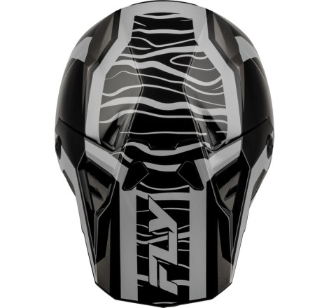 Casque enfant FLY RACING Formula CP Charge - noir/gris/Light Grey