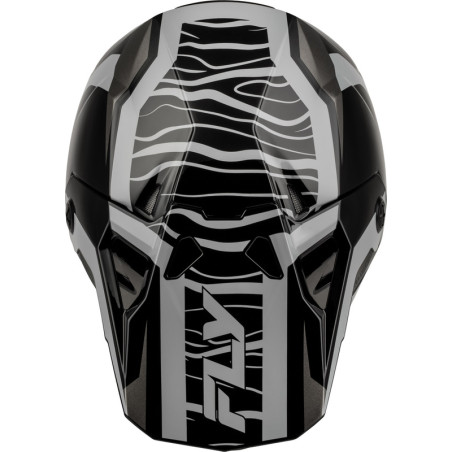 Casque enfant FLY RACING Formula CP Charge - noir/gris/Light Grey