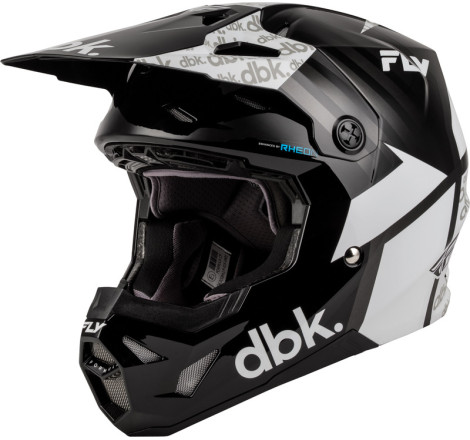 Casque enfant FLY RACING Formula CP DBK - noir/blanc/gris