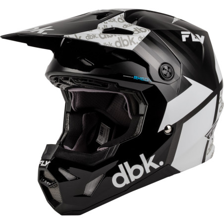Casque enfant FLY RACING Formula CP DBK - noir/blanc/gris