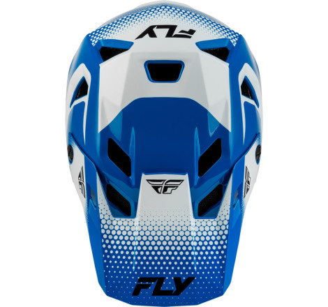 Casque vélo FLY RACING Rayce Sonar - bleu/blanc/noir