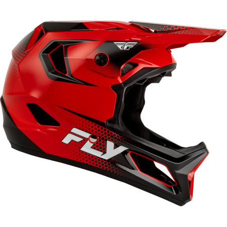 Casque vélo FLY RACING Rayce Sonar - rouge/noir/blanc