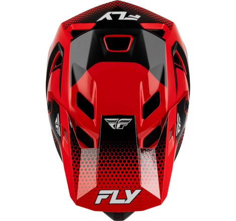 Casque vélo FLY RACING Rayce Sonar - rouge/noir/blanc