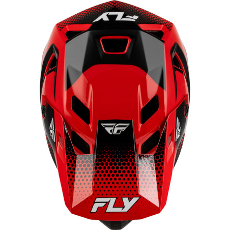 Casque vélo FLY RACING Rayce Sonar - rouge/noir/blanc