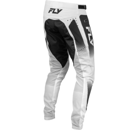 Pantalon vélo enfant FLY RACING Rayce Sonar - blanc/noir