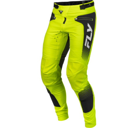 Pantalon vélo enfant FLY RACING Rayce Sonar - Hi-Vis/noir/blanc
