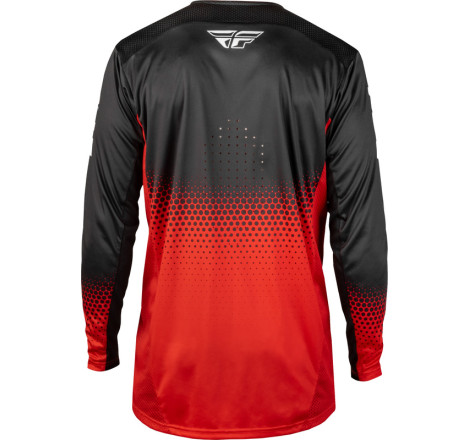 Maillot vélo enfant FLY RACING Rayce Sonar - rouge/noir/blanc