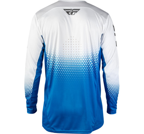 Maillot vélo enfant FLY RACING Rayce Sonar - bleu/blanc/noir