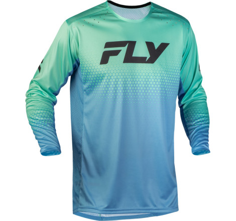 Maillot vélo enfant FLY RACING Rayce Sonar - Teal/Aqua