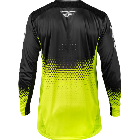 Maillot vélo enfant FLY RACING Rayce Sonar - Hi-Vis/noir/blanc