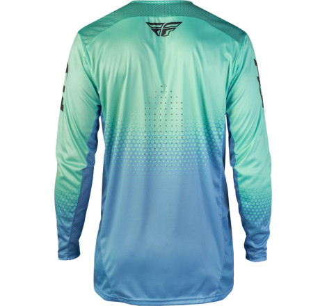 Maillot vélo enfant FLY RACING Rayce Sonar - Teal/Aqua
