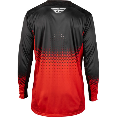 Maillot vélo FLY RACING Rayce Sonar - rouge/noir/blanc