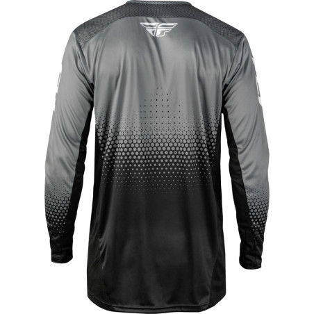 Maillot vélo FLY RACING Rayce Sonar - noir/gris/blanc