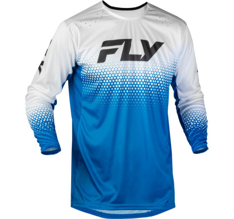 Maillot vélo FLY RACING Rayce Sonar - bleu/blanc/noir