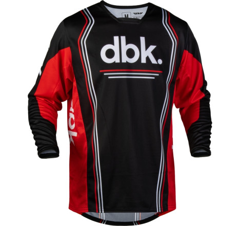 Maillot FLY RACING Kinetic DBK - noir/rouge/blanc
