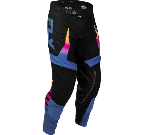 Pantalon FLY RACING Evolution DST Limited Edition Bolt - noir/bleu/multi