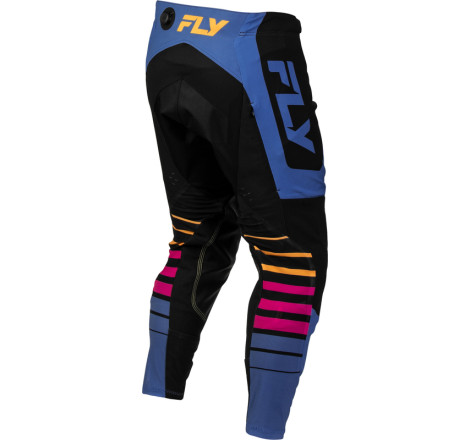 Pantalon FLY RACING Evolution DST Limited Edition Bolt - noir/bleu/multi