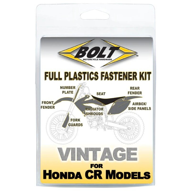 Kit visserie plastiques BOLT - Honda CR 500