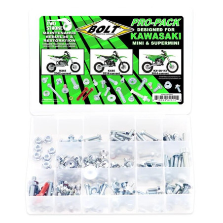 Kit visserie BOLT Pro Pack - Kawasaki Minis