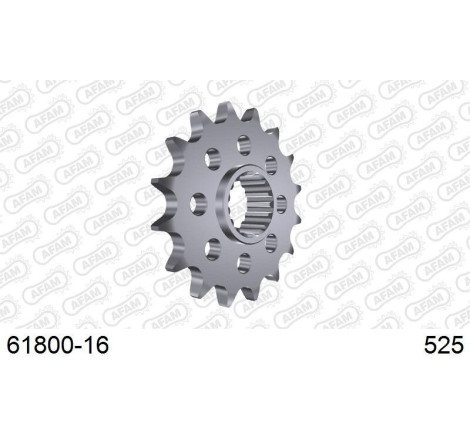 Kit chaîne AFAM 525 XHR4 - 17/42-118 - Couronne acier standard